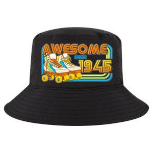 Retro Roller Skates Awesome Since 1945 80th Birthday Cool Comfort Performance Bucket Hat