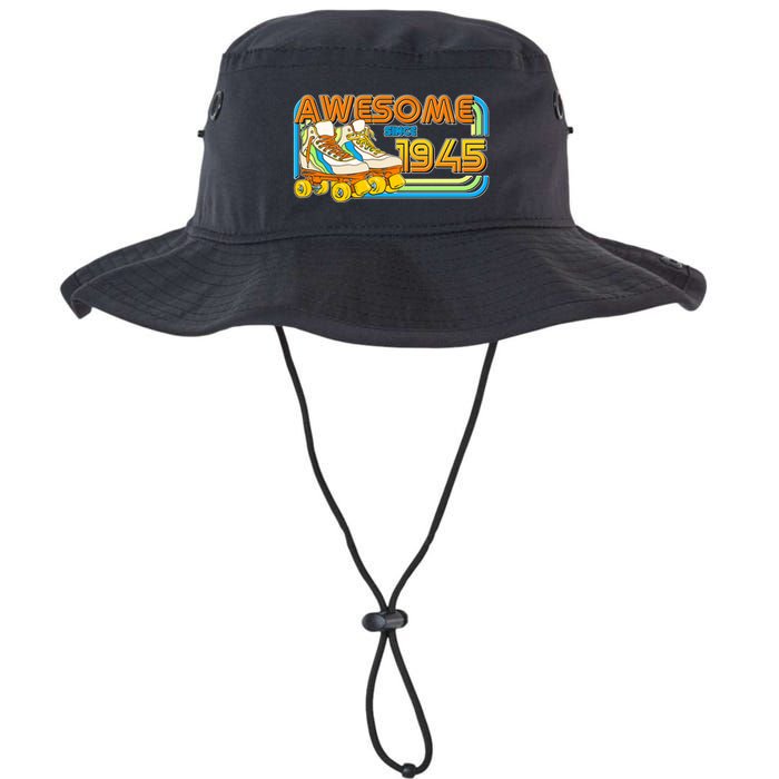Retro Roller Skates Awesome Since 1945 80th Birthday Bucket Hat