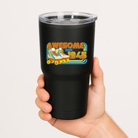 Retro Roller Skates Awesome Since 1945 80th Birthday Tumbler