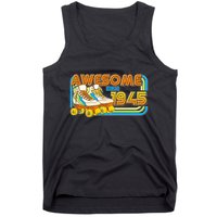 Retro Roller Skates Awesome Since 1945 80th Birthday Tank Top