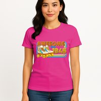 Retro Roller Skates Awesome Since 1945 80th Birthday Womens T-Shirt
