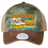 Retro Roller Skates Awesome Since 1955 70th Birthday Legacy Tie Dye Trucker Hat