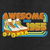 Retro Roller Skates Awesome Since 1955 70th Birthday Cool Comfort Performance Bucket Hat