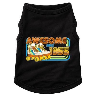 Retro Roller Skates Awesome Since 1955 70th Birthday Doggie Tank