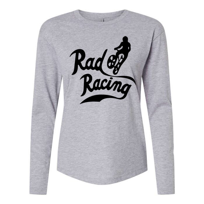 Rad Racing Sport Womens Cotton Relaxed Long Sleeve T-Shirt