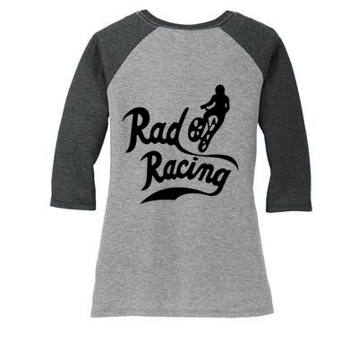 Rad Racing Sport Women's Tri-Blend 3/4-Sleeve Raglan Shirt