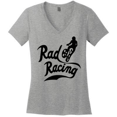 Rad Racing Sport Women's V-Neck T-Shirt