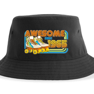 Retro Roller Skates Awesome Since 1965 60th Birthday Sustainable Bucket Hat