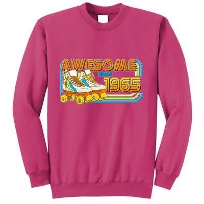 Retro Roller Skates Awesome Since 1965 60th Birthday Sweatshirt