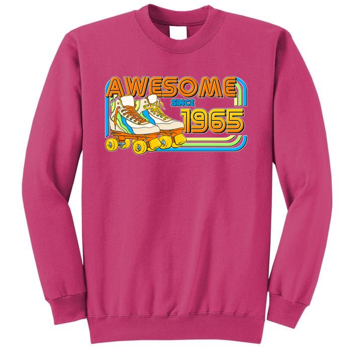 Retro Roller Skates Awesome Since 1965 60th Birthday Sweatshirt