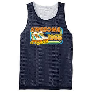 Retro Roller Skates Awesome Since 1965 60th Birthday Mesh Reversible Basketball Jersey Tank