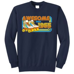 Retro Roller Skates Awesome Since 1965 60th Birthday Tall Sweatshirt