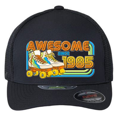 Retro Roller Skates Awesome Since 1985 40th Birthday Flexfit Unipanel Trucker Cap