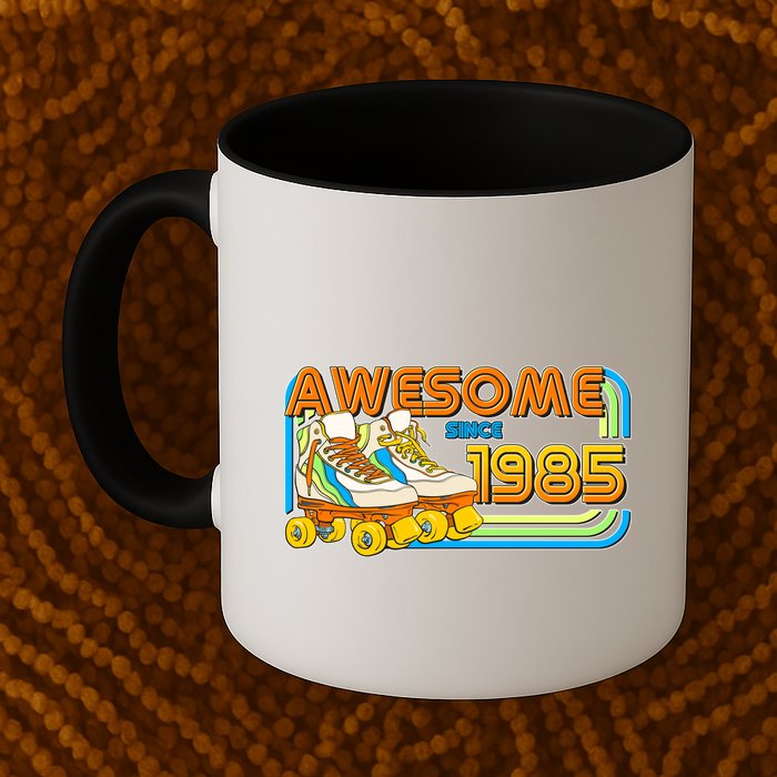 Retro Roller Skates Awesome Since 1985 40th Birthday Mug