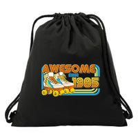 Retro Roller Skates Awesome Since 1985 40th Birthday Drawstring Bag