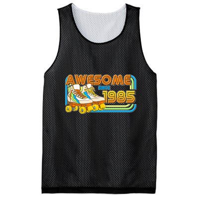 Retro Roller Skates Awesome Since 1985 40th Birthday Mesh Reversible Basketball Jersey Tank
