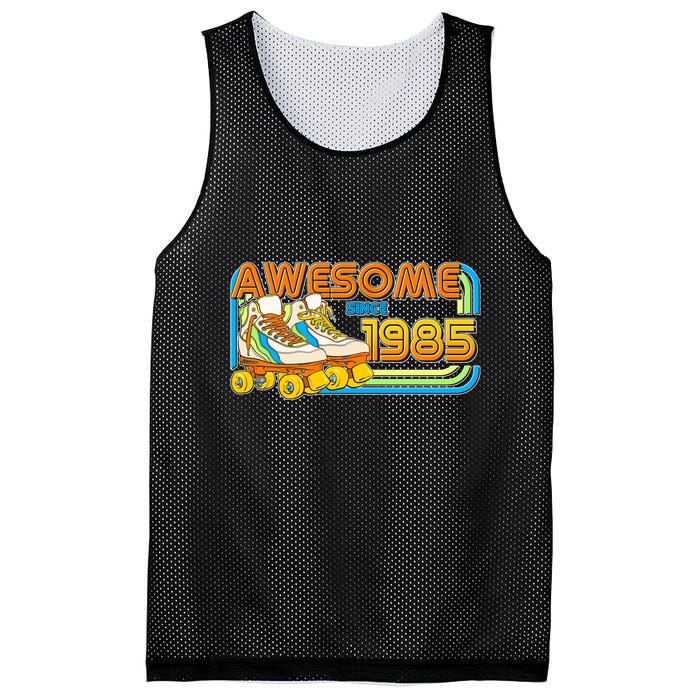 Retro Roller Skates Awesome Since 1985 40th Birthday Mesh Reversible Basketball Jersey Tank