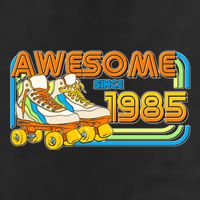 Retro Roller Skates Awesome Since 1985 40th Birthday 25L Jumbo Tote