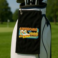 Retro Roller Skates Awesome Since 1985 40th Birthday Golf Towel