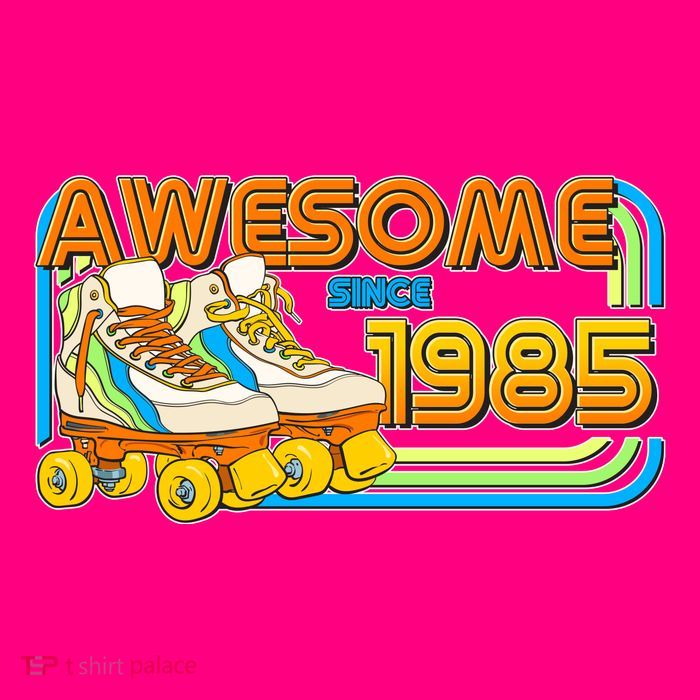 Retro Roller Skates Awesome Since 1985 40th Birthday Sweatshirt