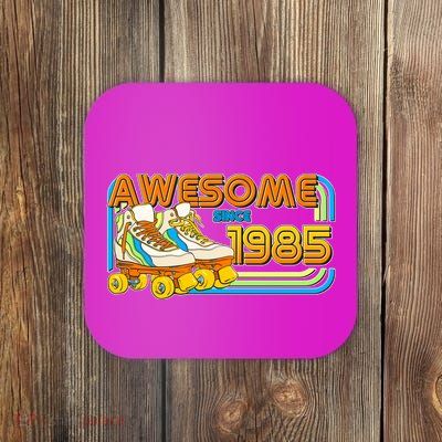 Retro Roller Skates Awesome Since 1985 40th Birthday Coaster