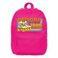 Retro Roller Skates Awesome Since 1985 40th Birthday 16 in Basic Backpack