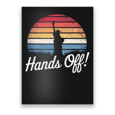 Resist Resistance Statue Of Liberty Hands Off Protest Poster