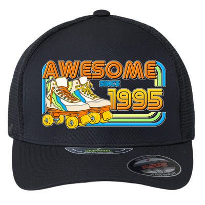 Retro Roller Skates Awesome Since 1995 30th Birthday Flexfit Unipanel Trucker Cap