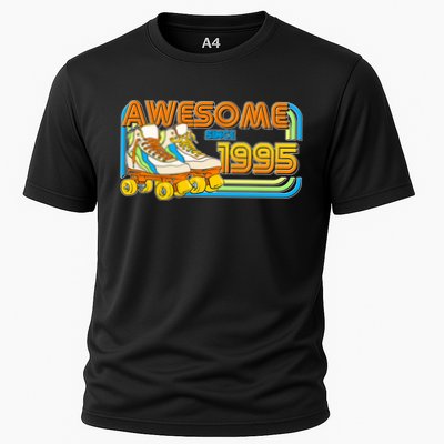 Retro Roller Skates Awesome Since 1995 30th Birthday Performance Shirt