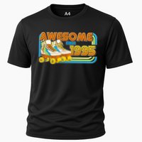 Retro Roller Skates Awesome Since 1995 30th Birthday Cooling Performance Crew T-Shirt