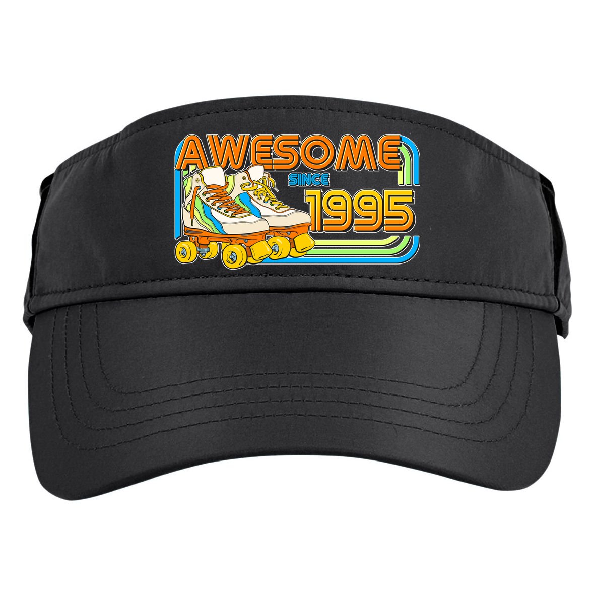 Retro Roller Skates Awesome Since 1995 30th Birthday Adult Drive Performance Visor