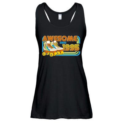 Retro Roller Skates Awesome Since 1995 30th Birthday Ladies Essential Flowy Tank