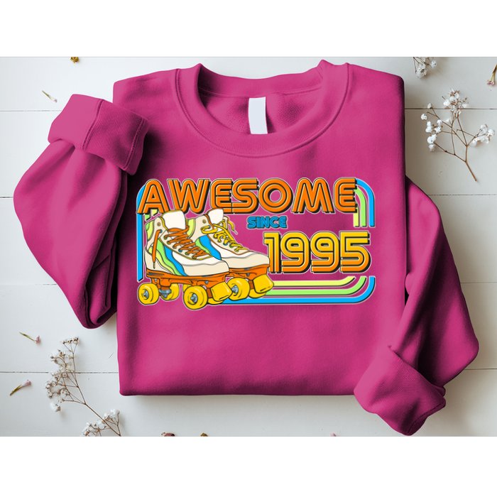 Retro Roller Skates Awesome Since 1995 30th Birthday Sweatshirt