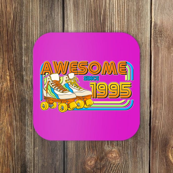 Retro Roller Skates Awesome Since 1995 30th Birthday Coaster