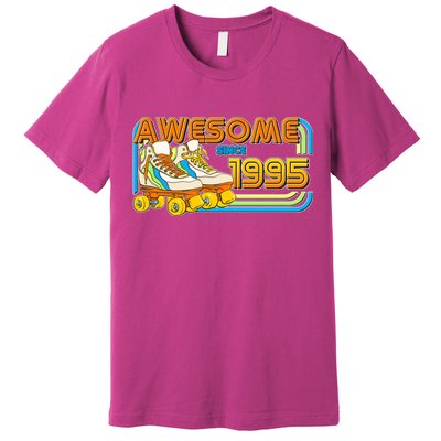 Retro Roller Skates Awesome Since 1995 30th Birthday Premium T-Shirt