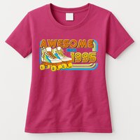 Retro Roller Skates Awesome Since 1995 30th Birthday Womens T-Shirt