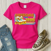 Retro Roller Skates Awesome Since 1995 30th Birthday Womens T-Shirt