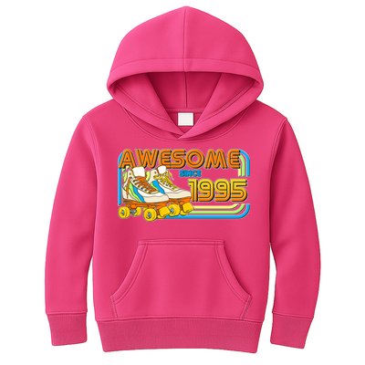 Retro Roller Skates Awesome Since 1995 30th Birthday Kids Hoodie