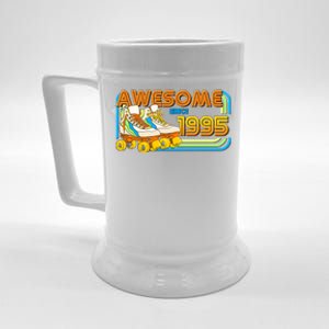 Retro Roller Skates Awesome Since 1995 30th Birthday Beer Stein