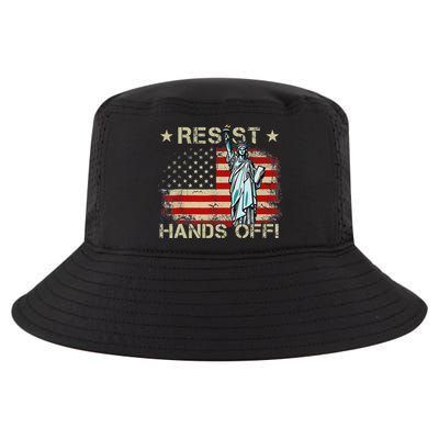 Resist Resistance Statue Of Liberty Hands Off Protest Retro Cool Comfort Performance Bucket Hat