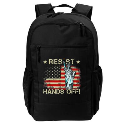 Resist Resistance Statue Of Liberty Hands Off Protest Retro Backpack