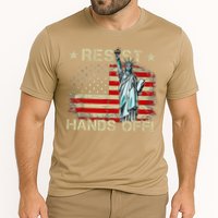Resist Resistance Statue Of Liberty Hands Off Protest Retro Performance Shirt