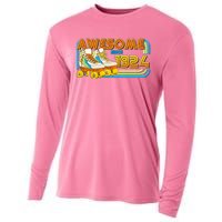 Retro Roller Skates Awesome Since 1924 100th Birthday Cooling Performance Long Sleeve Crew