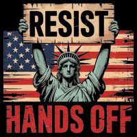 Resist Resistance Statue Of Liberty Hands Off Protest Cooling Performance Crew T-Shirt