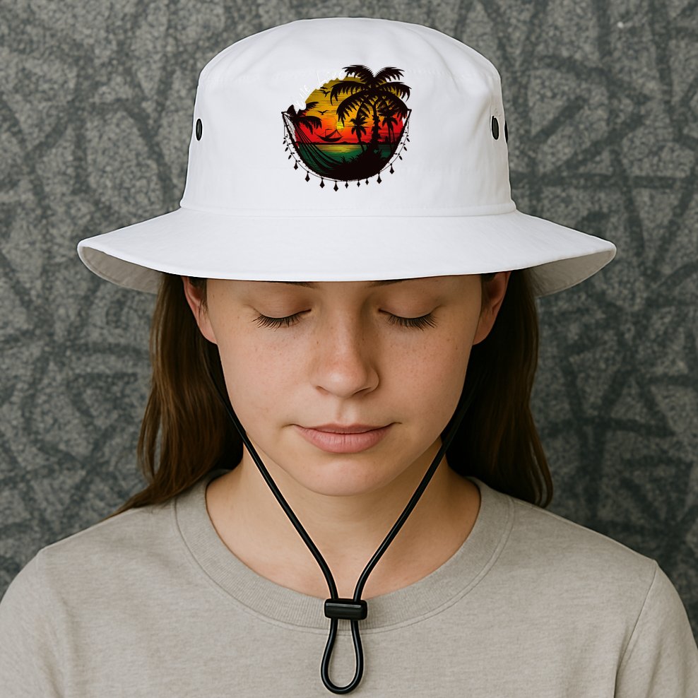 Rasta Reggae Sunset One Pride Love Rastafari Jamaican Bucket Hat