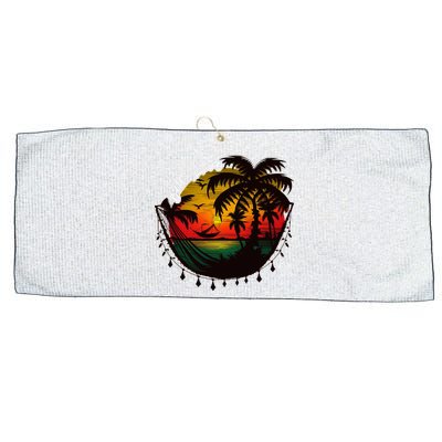 Rasta Reggae Sunset One Pride Love Rastafari Jamaican Large Microfiber Waffle Golf Towel