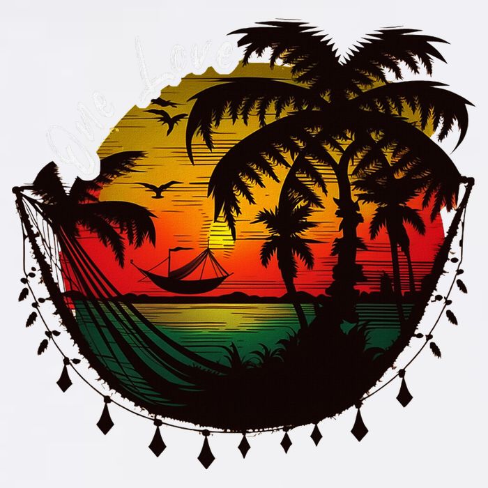 Rasta Reggae Sunset One Pride Love Rastafari Jamaican Kids Sweatshirt