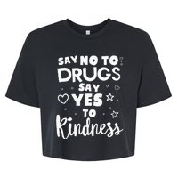 Red Ribbon Squad Week Say No To Say Yes To Be Kind Bella+Canvas Jersey Crop Tee