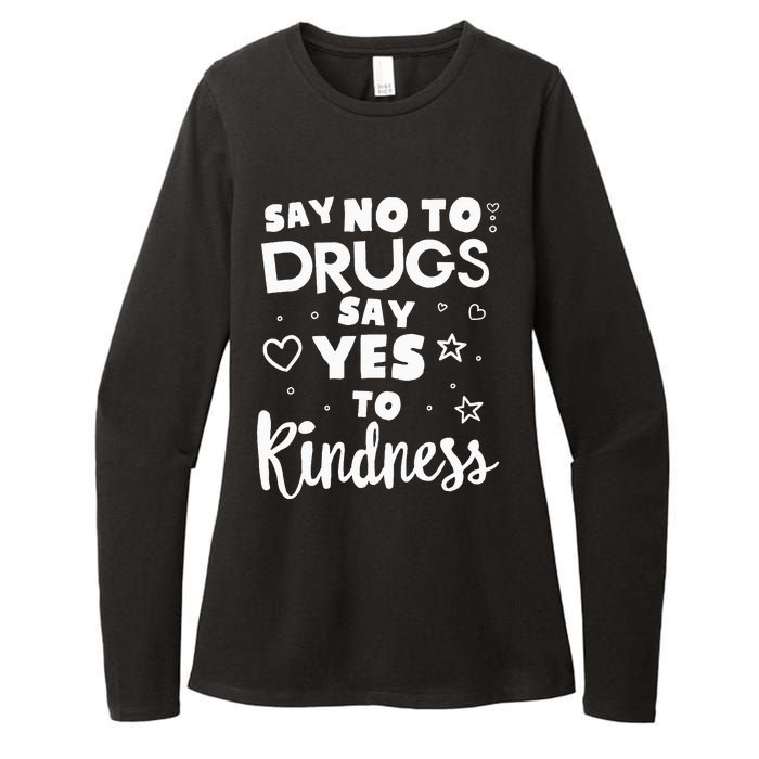 Red Ribbon Squad Week Say No To Say Yes To Be Kind Womens CVC Long Sleeve Shirt