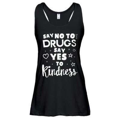 Red Ribbon Squad Week Say No To Say Yes To Be Kind Ladies Essential Flowy Tank